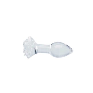 Clarity Utopian Bloom - Glass Butt Plug