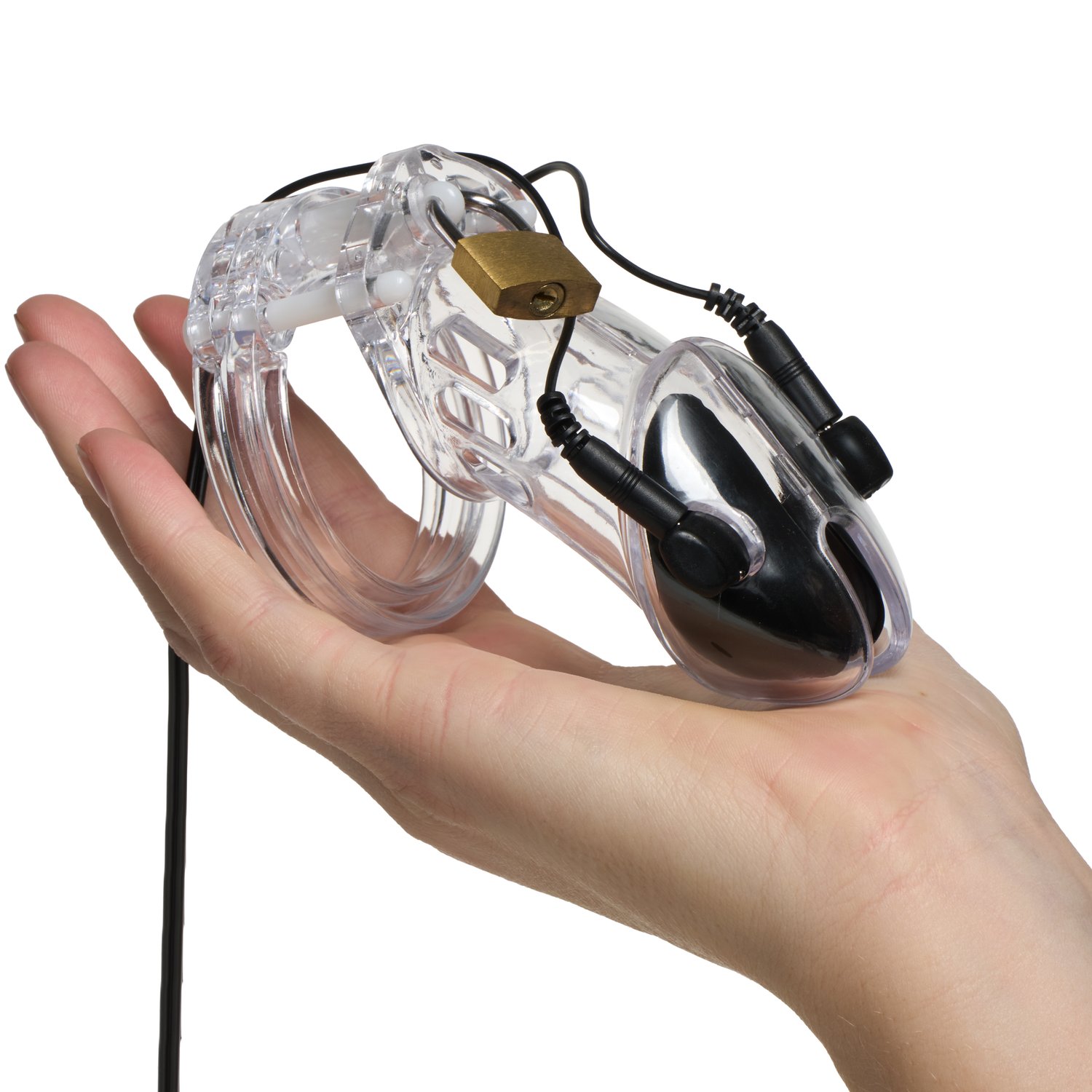 Hidden Desire Extreme Electro Penis Cage - Clear